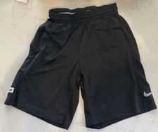 Nike LeBron James Basketball Shorts Black Men s Medium M Dri-Fit 8 Inseam 19