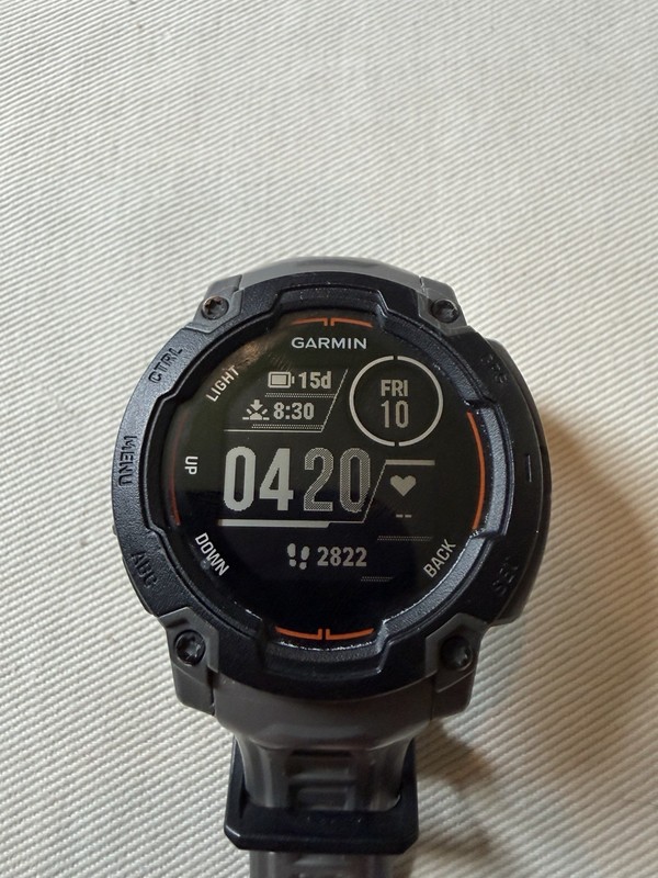 Garmin Instinct E Running GPS Watch Heart Rate 45mm Black/Gray 15d Battery