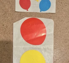 Vintage Mrs. Grossman's Balloon Stickers