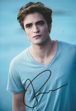 Robert Pattinson  mit Originale Unterschrift