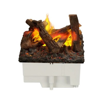 Dimplex Cassette 250, Opti-myst  3D Elektroeinsatz, Grau mit Logset Holz