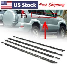 Door Belt Molding Weatherstrips For Toyota Land Cruiser Prado 120 Series 2003-09