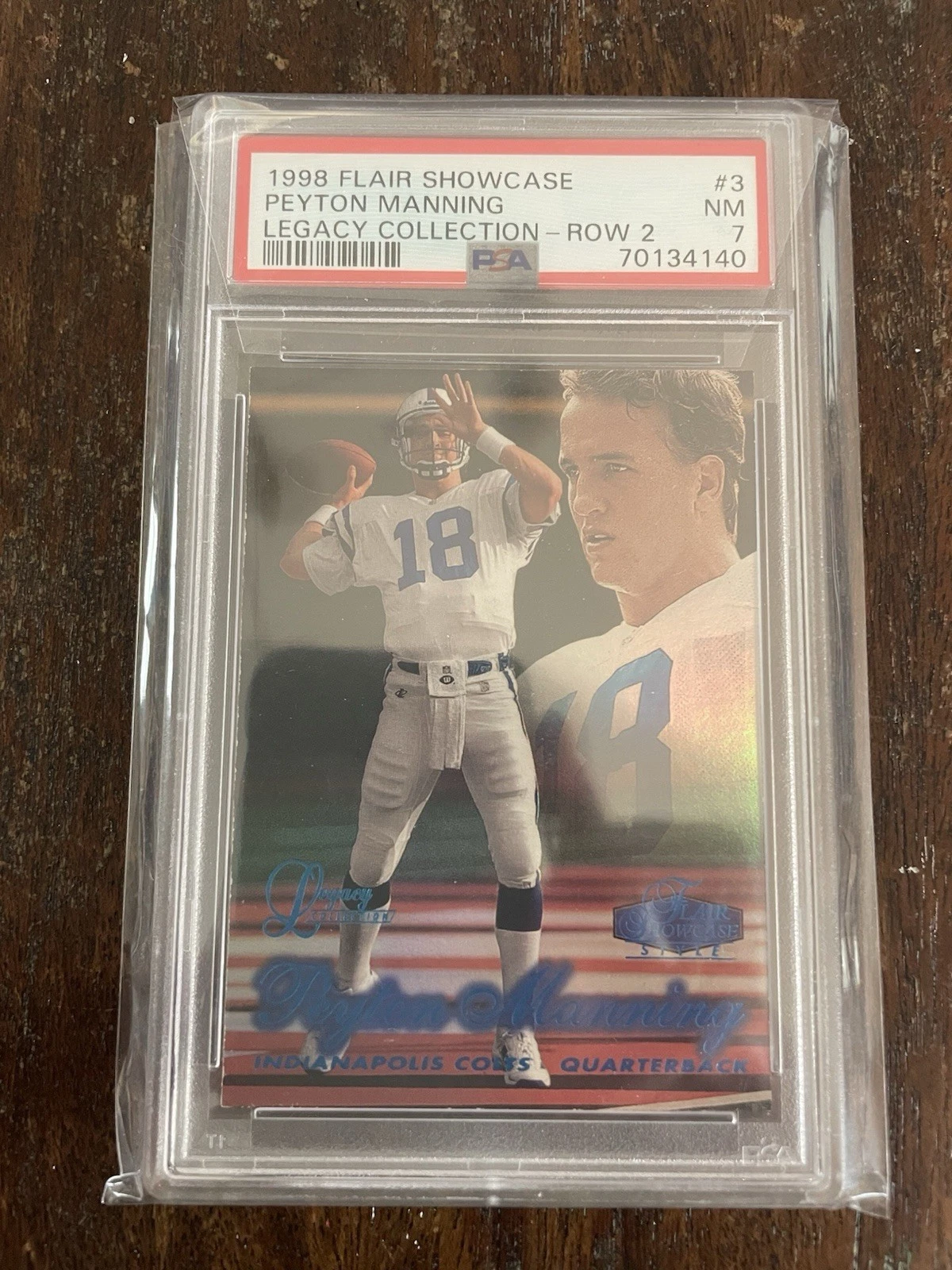 Peyton Manning Flair Showcase Legacy Collection #3 Row 2