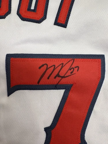 Mike Trout Signed Los Angeles Angels Baseball Jersey with COA