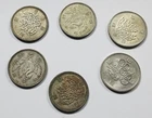 6 Silver Japanese 100 Yen Collection Lot | 6 Coin Collection | .5556 ASW