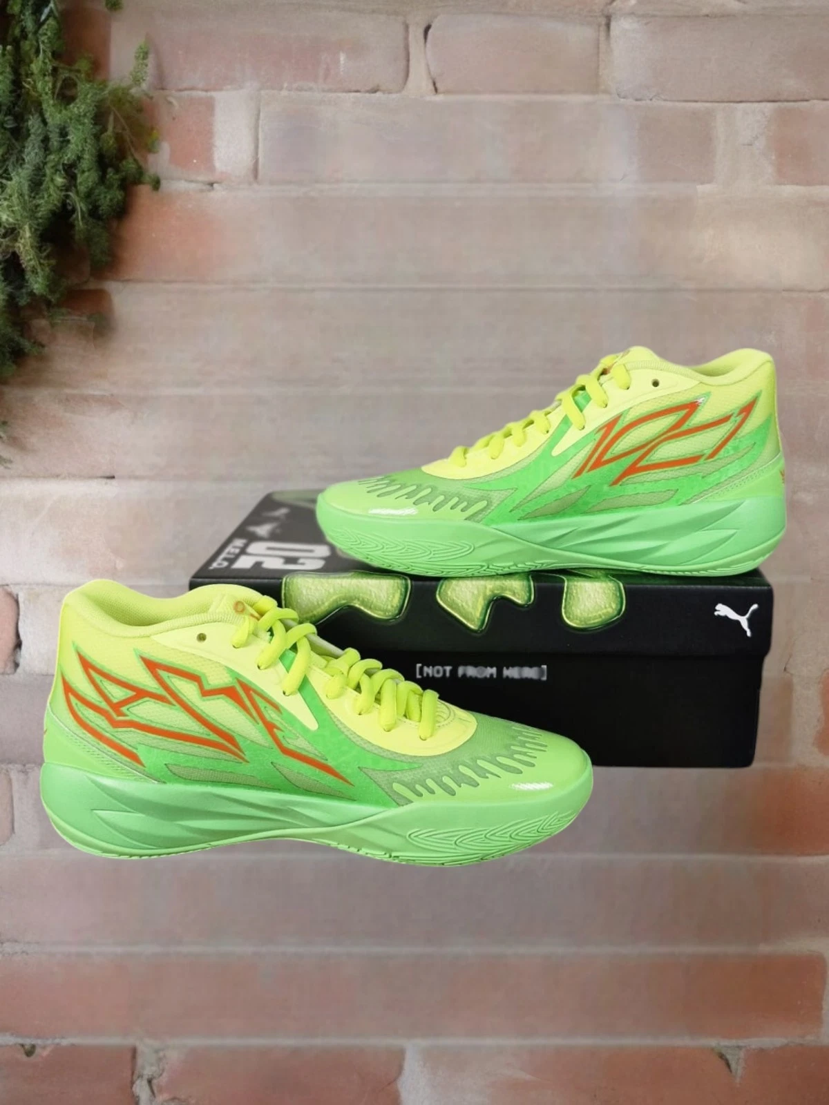 MBT Scarpe da basket Puma unisex Nickelodeon x MB.02 LaMelo Ball Slime UK6 US7