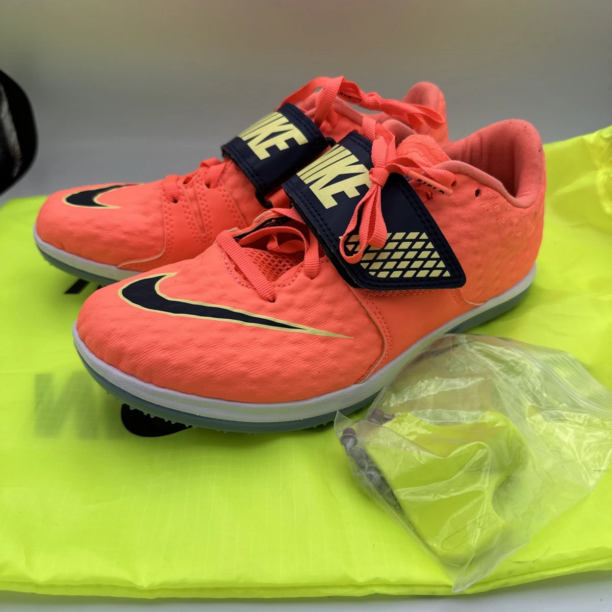 Nike Zoom HJ Elite High Jump Track & Field Spikes Mango Mens Women’s Sizes NEW Nike Zoom HJ Elite High Jump Track & Field Spikes Mango  main image 4