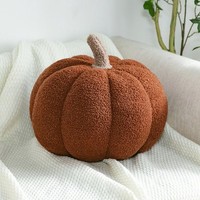 KüRbis ÜBerwurfkissen Deko Halloween Schlafzimmer Party Deko Braun 20Cm