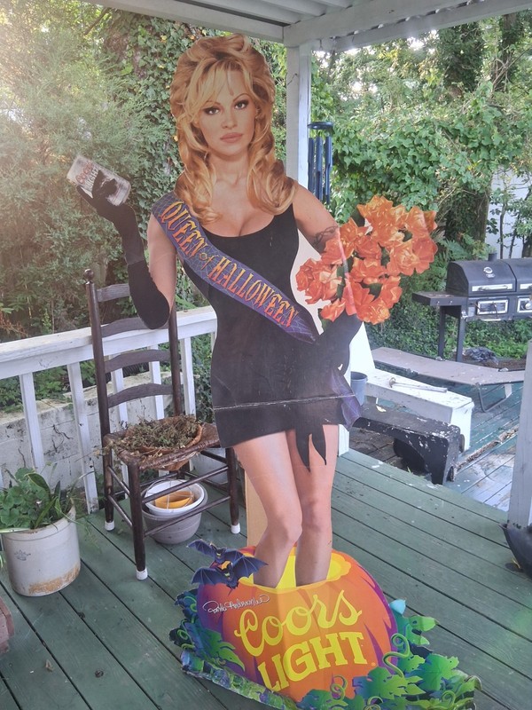 Young Pamela Anderson / Queen Of Halloween / Coors Light 6 ft. Stand-Up 
