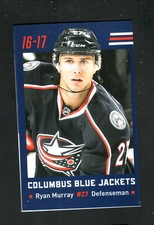 Columbus Blue Jackets--Ryan Murray--2016-17 Pocket Schedule--Roosters