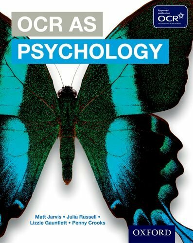 OCR AS Psychology Student Book By Matt Jarvis, Julia Russell, Li