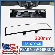 Angel View Panoramic Wide Angle Car Rear View Mirror Lens 300mm Tint Universal
