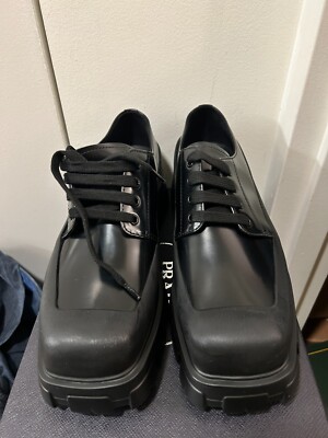 靴 90s-00s prada derby leather shoes 7 Prada | Shoes | Prada Vintage 9s Derby Shoes Unisex Polished