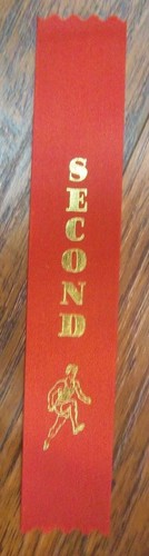 "ERSTER" Platz oder "ZWEITER" Platz 11/2" x 8" foliengestempelte Bänder -- Posten von 50 - Bild 6 von 13