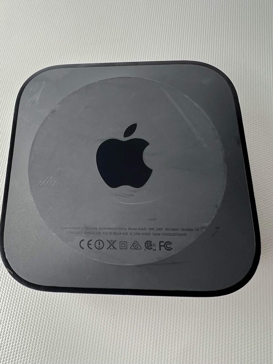 Apple TV HD 4th Generation Black Model A1625 No Remote Apple TV HD 4th Generation Black Model A1625 No Remote