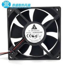 Delta ASB0824M 8025 DC24V 0.10A 2-wire Silent Inverter Cooling Fan