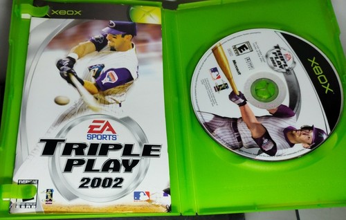 Triple Play 2002 (Microsoft Xbox, 2002) with Manual - Picture 3 of 7