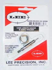 Lee 90389 243 Win Super Short Mag (WSSM)  Case Length Gage & Shellholder ***