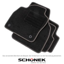 SCHÖNEK Fußmatten Automatten Velours für HONDA JAZZ 3 04.2011-08.2015 4-teilig
