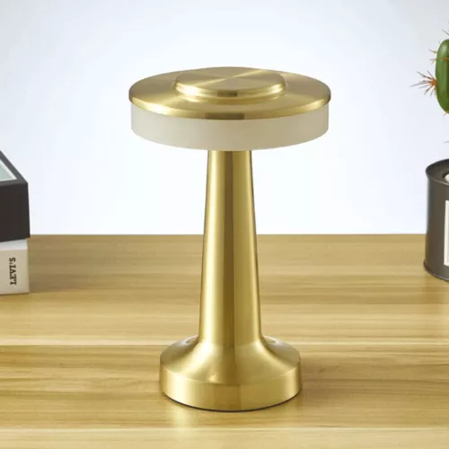 Dimmbar Akku Tischleuchte Touch Tischlampe LED Lampe USB Innen & Außen Kabellos - Bild 12 von 15