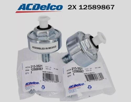 2pcs OEM 12589867 213-3521 Knock Sensors Chevy Silverado 4.8/5.3/6.0L GM Trucks - Picture 2 of 4