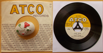 Ben E. KING Too Bad My Heart Cries For You ATCO Records 45-6231 - US Press