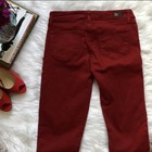PAIGE DENIM Women’s Burgundy Red Skyline Soft Stretch skinny Jeans Size 24 — photo 5