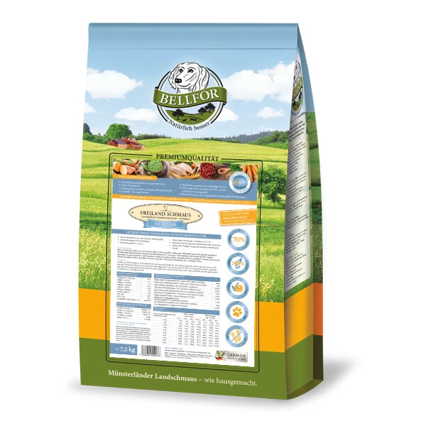 Bellfor Hundefutter Trocken Getreidefrei für Welpen Mittlere Große Rassen 15 kg - Bild 2 von 4