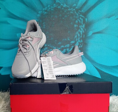 Reebok Lite Plus 3.0 Turnschuhe in Grau/Pink/Weiß (mehrere Größen verfügbar)