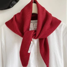 Wool Knitted Triangular Scarf Warm Warm Shawl New Triangle Knit Scarves Winter
