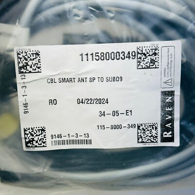 RAVEN 1158000349 SMART ANT 8P TO SUB D9 CABLE