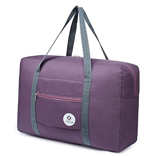 For Spirit Airlines Personal Item Bag 18x14x8 Foldable Travel 1112 Purple