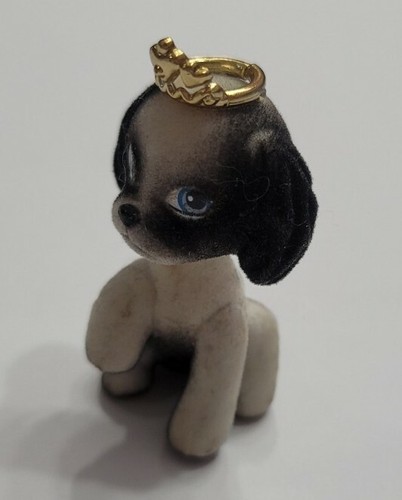 BRATZ DOLL ACCESSORIES PETS PAMPERED PUPZ CLOE BLACK & WHITE PUPPY DOG ONLY HTF