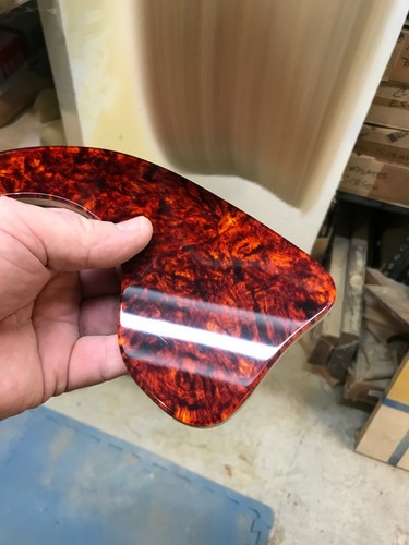 1967 Rivoli Bass Tortoise Celluloid Pickguard made for Epiphone Project NEW - Picture 4 of 7