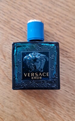 Parfüm Versace EROS leere Flasche Blau 36m Sammler 