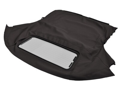 Fits: TOYOTA MR2 Spyder Spider Soft Top & Glass Window Haartz Black CANVAS