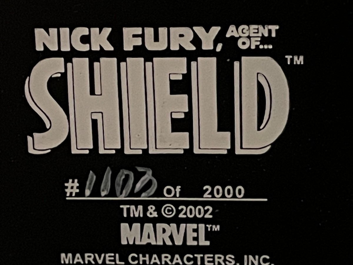 ✷ NICK FURY AGENT OF SHIELD MINI-BUST Bowen Marvel Nick Fury Agent of Shield Mini-Bust 0003/2000