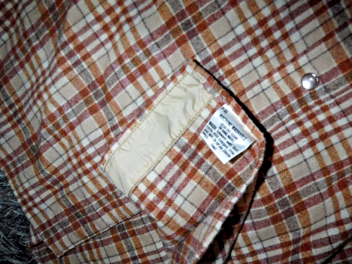 PENDLETON HIGH GRADE WESTERN WEAR VINTAGE WOOL SHIRT SIZE LARGE - Picture 3 of 7