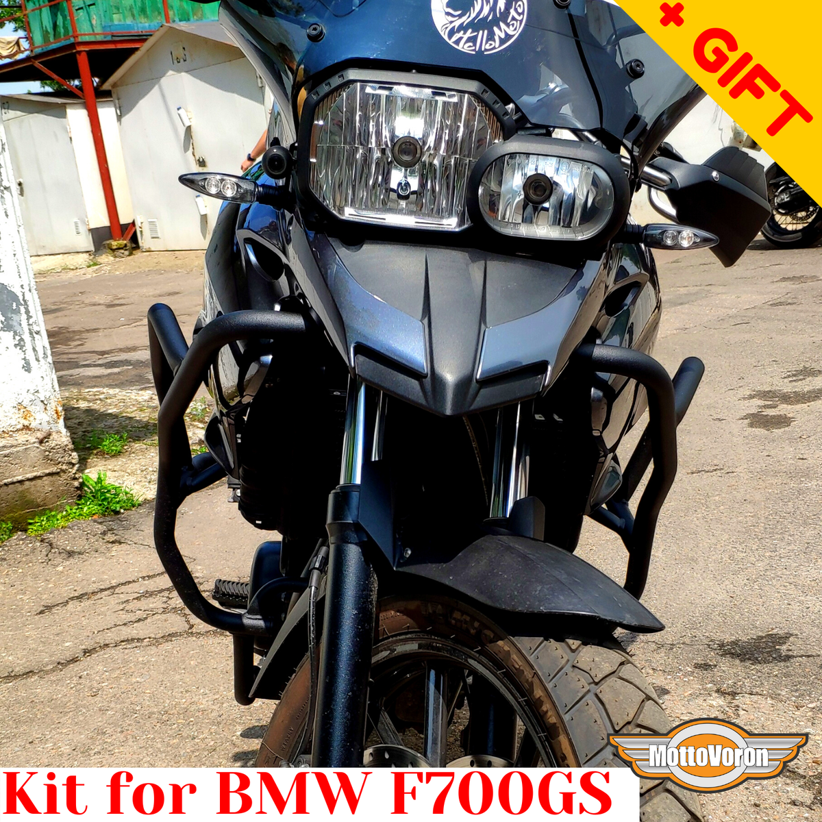 For BMW F700GS Rear rack Crash bars F 700 GS Engine guard Kit