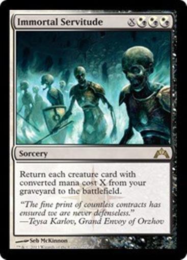 Immortal Servitude – Gatecrash – Lightly Played – Magic: The Gathering MTG - View #2