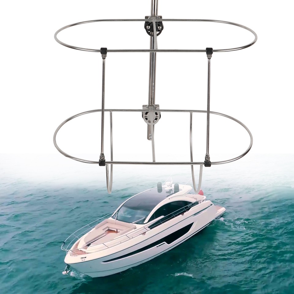 Buy Taylor Made 2009 Stainless Steel 2 Fender Rack For 7 To 9" Fenders In Nada - Foto 3