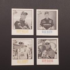 2002 Press Pass Vintage Lot of 4  Harvick ,Wallace,Martin,and Jarrett 