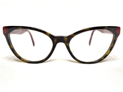 NEW Prada VPR02T USH-1O1 Womens Havana Cats Eye Modern Eyeglasses Frames 52/17 - Picture 1 of 6
