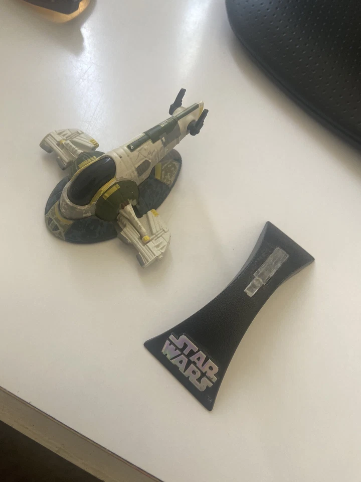 Star Wars Titanium Series Die Cast Slave One Boba Fett Ship 2004 - Изображение 2 из 4