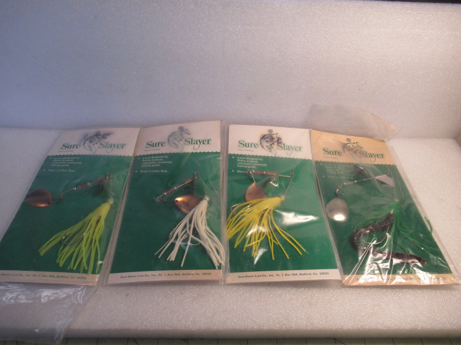 EXTREMELY RARE SURE SLAYER LURE CO SPINNERBAIT FISHING LURES (SEE DESCRIPTION) - Image 1