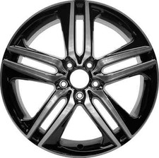 19 Honda Accord 2016-2017 Machined Black Factory Original Oem Wheel Rim 64083