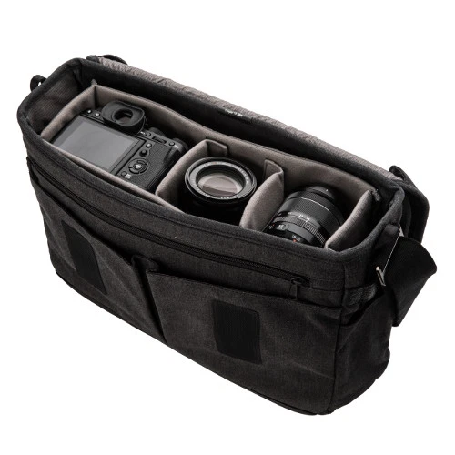 Bolso Mensajero Tenba Cooper 15 Delgado Lona de Lujo con Acentos de Cuero Foto 3 de 4