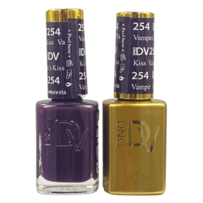 DND DUO DIVA GEL & LACQUER #254 - Vampire's Kiss