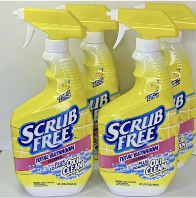 4 Clean Shower Scrub Free Daily Shower Cleaner 32 Oz Fresh Scent Spray Bottles 792716000329 Ebay