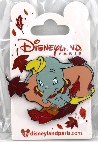 Dumbo Der fliegende Elefant Herbst Blätter Figuren DLP Disneyland Paris Pin